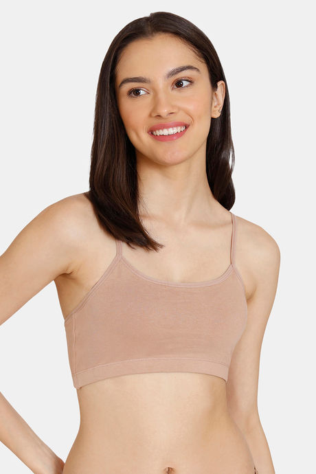 Zivame Girls Double Layered Non Wired Full Coverage Slip-on Beginner Bra (Pack of 2) - Multicolor — image 5